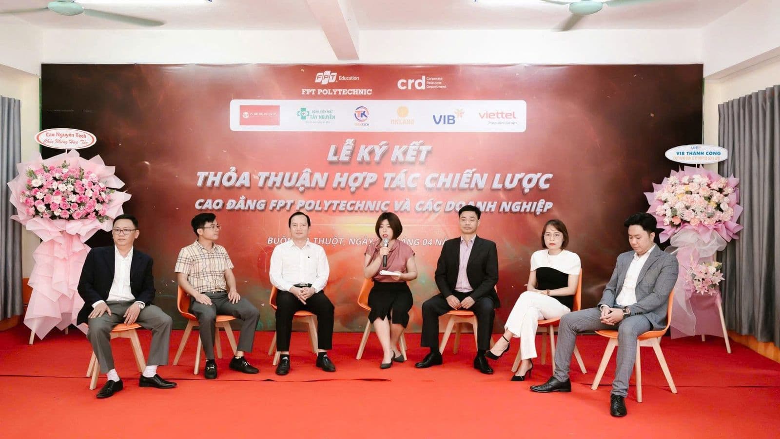 Đại diện TakaTech tại lễ ký kết thỏa thuận hợp tác chiến lược giữa Cao đẳng FPT Polytechnic và các doanh nghiệp